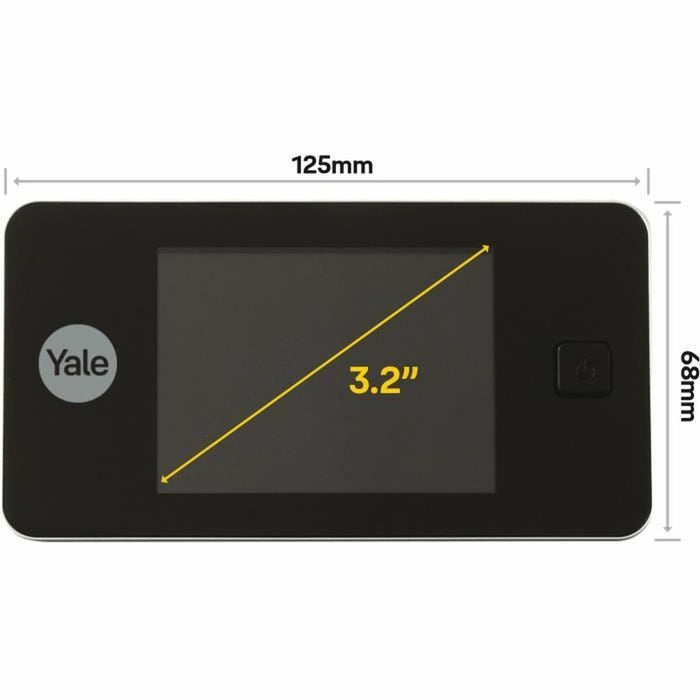 Digital Peephole Yale 14 x 4 x 15 cm