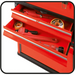 Yato YT-09107 small parts/tool box Metal Black Red - Tool boxes and bagsNOP-SKR<<<Tools - accessoriesNOP<<<ActionPL