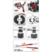 Yato YT-21735 Crimping tool Black,Red - ClawsNRE-SPC<<<Manual toolsNRE<<<ActionPL