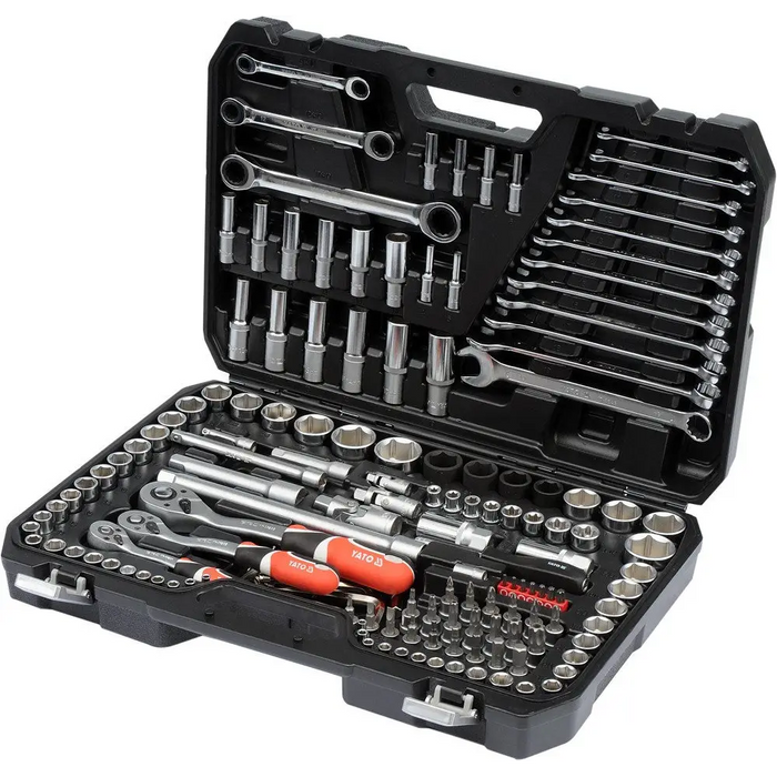 Yato YT-38811 socket wrench Socket wrench set 150 pc(s) - KeysNRE-KLU<<<Manual toolsNRE<<<ActionPL