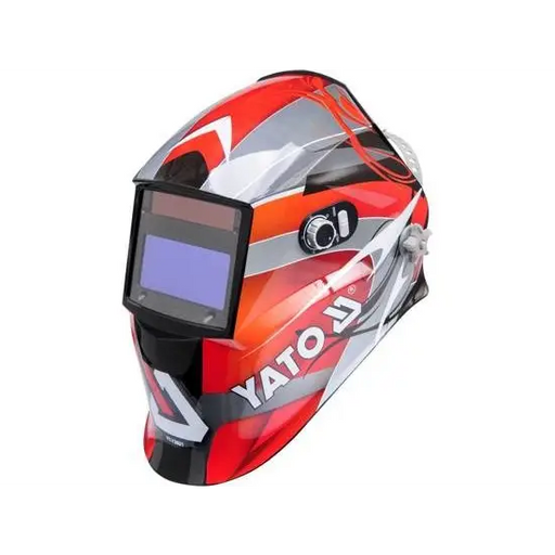 Yato YT-73921 welding mask/helmet Welding helmet with auto-darkening filter Black Red Silver