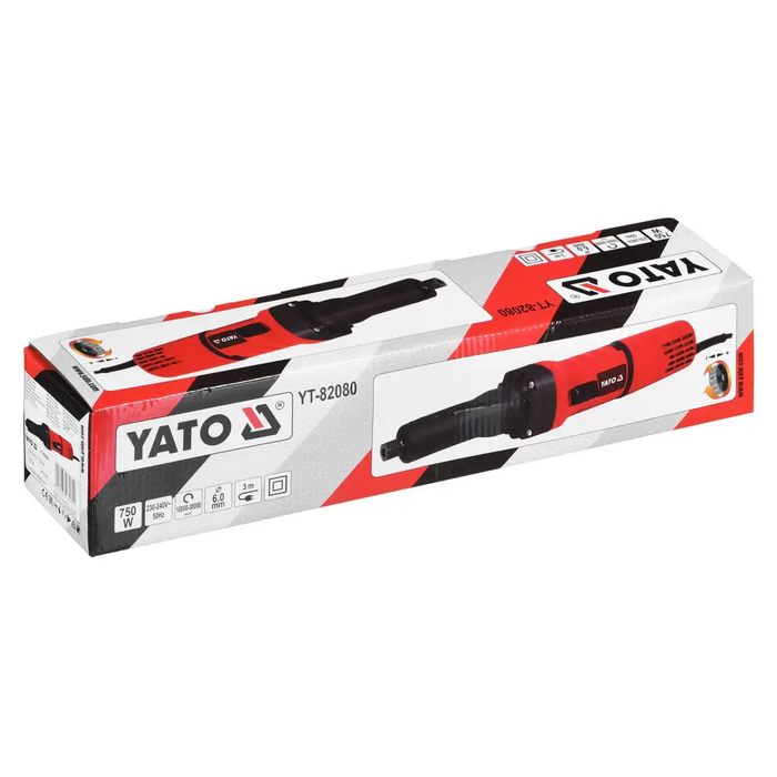 Yato YT-82080 angle grinder 30000 RPM 750 W 1.8 kg - Straight grindersNEL-SPR<<<Electric toolsNEL<<<ActionPL