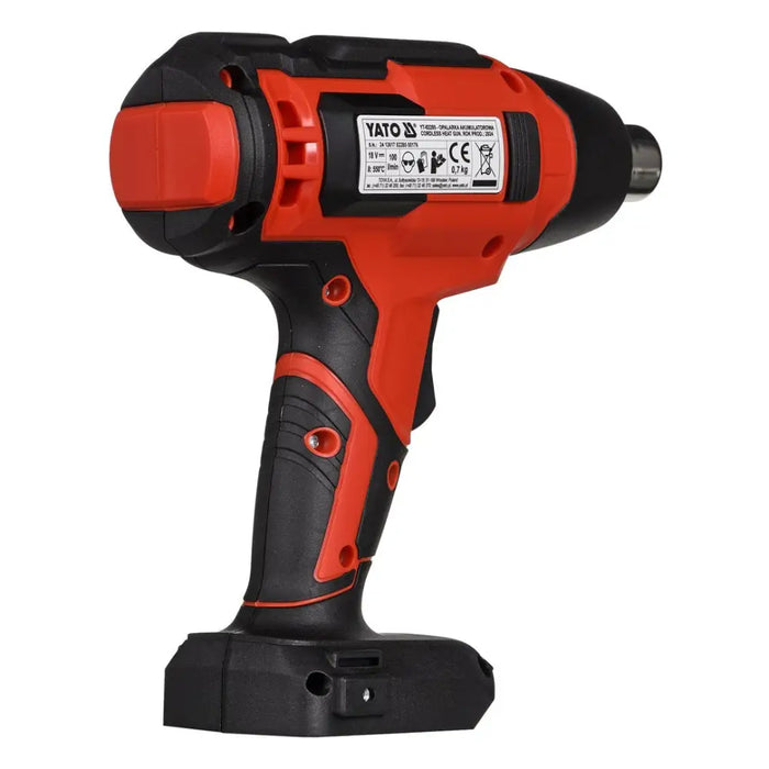 Yato YT-82285 heat gun Hot air gun 100 l/min 550 °C 250 W Black Red - Heat gunsNAK-OPA<<<Cordless toolsNAK<<<ActionPL