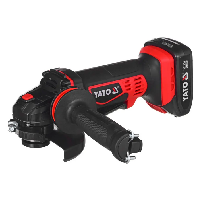 Yato YT-82826 angle grinder 125 mm 18 V Black Red - Angle grindersNAK-SKA<<<Cordless toolsNAK<<<ActionPL&&&Angle