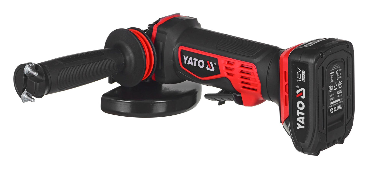 Yato YT-82826 angle grinder 125 mm 18 V Black, Red