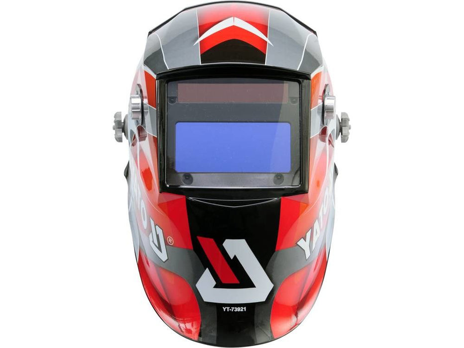 Yato YT-73921 welding mask/helmet Welding helmet with auto-darkening filter Black, Red, Silver