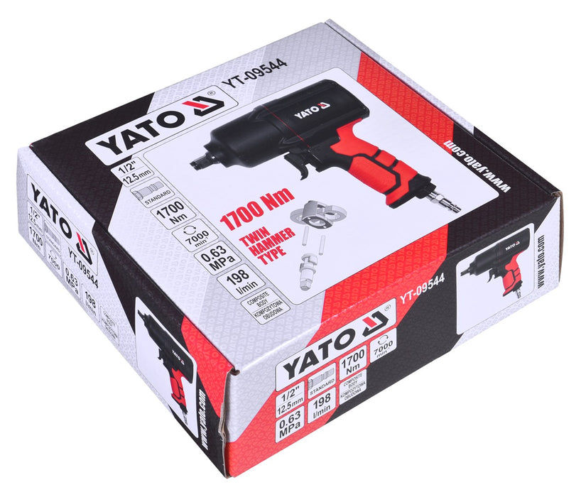Pneumatic wrench 1/2" 1700Nm YATO YT-09544
