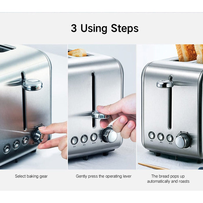 Electric toaster bread stainless steel