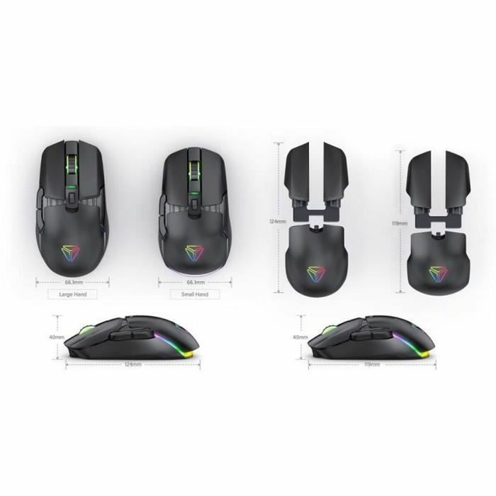 Mouse Yenkee MARKSMAN - YMS 3600BK Black 3600 DPI