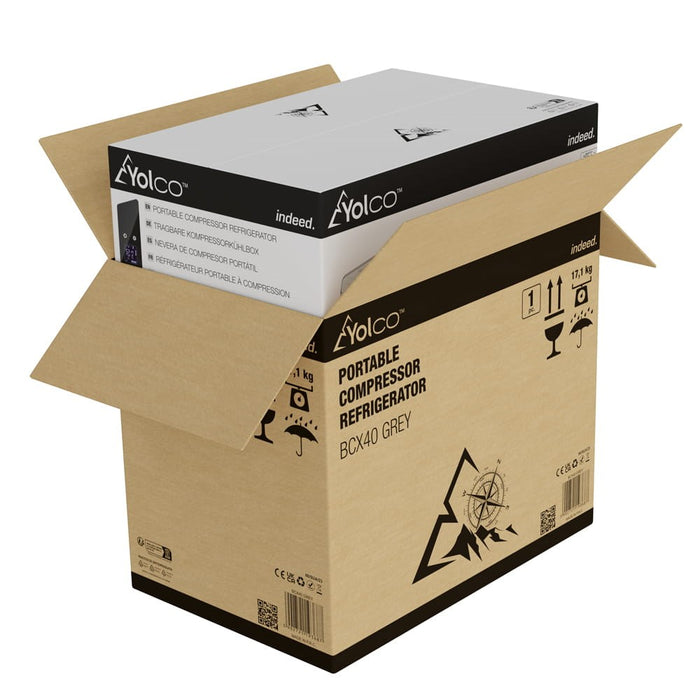 Yolco BCX40 fridge Portable (placement) 39 L F Grey