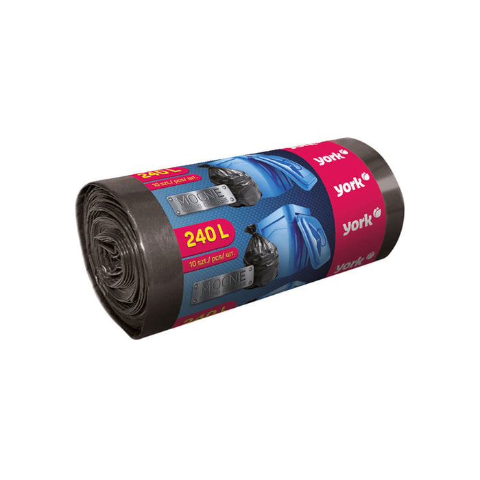 GARBAGE BAGS STRONG 240L 10PCS YORK