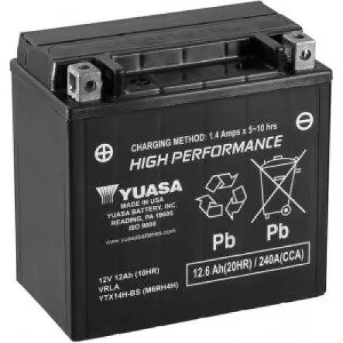 YUASA YTX14H-BS 12.6AH 240A L+ AGM - АКУМУЛАТОРИ<<<MaxCar