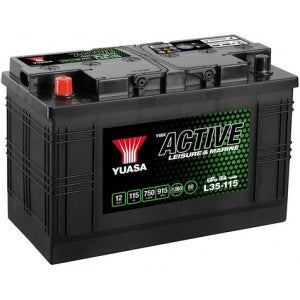 YUASA YBX ACTIVE LEISURE & MARINE 115AH 750A L+