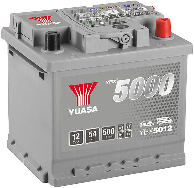 YUASA YBX5000 54AH 500A R+