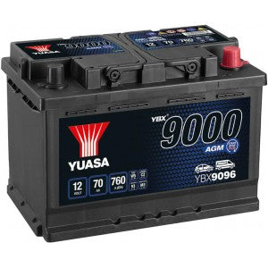 YUASA YBX9000 AGM 70AH 760A R+