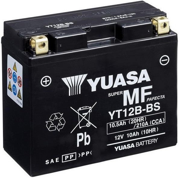 YUASA YT12B-BS 10.5AH 210A L+ AGM