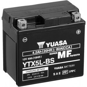 YUASA YTX5L-BS 4.2AH 80A R+ AGM
