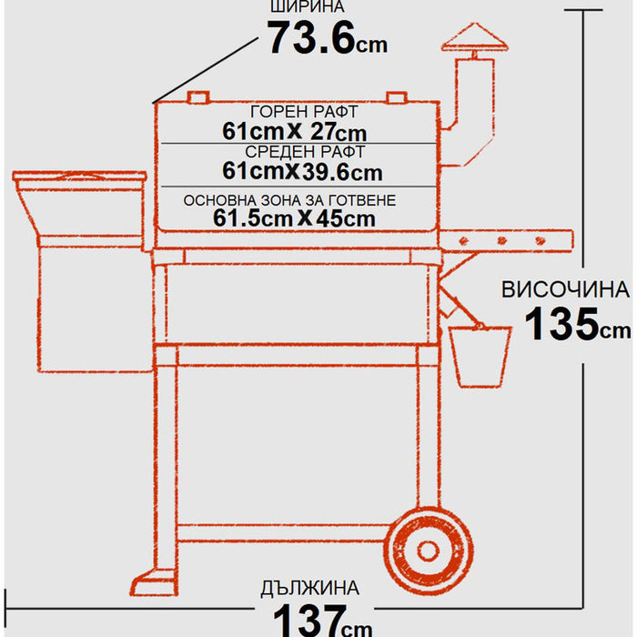 Z GRILLS ZPG-10002B PELLET BARBECUE