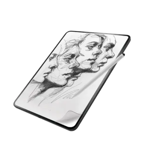 ZAGG InvisibleShield Fusion Canvas Antibacterial Protective Film Imitating Paper for iPad Air 13’’ 2024 - Cell phone