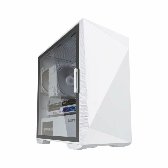 ATX Semi-tower Box Zalman Z1 Iceberg White White