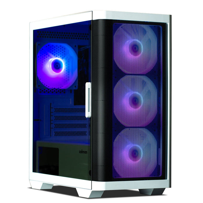 ATX Semi-tower Box Zalman M4 WHITE White Black