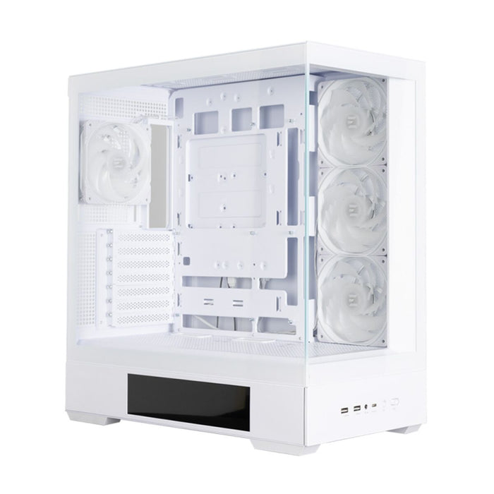 ATX Semi-tower Box Zalman P40 DS WHITE White