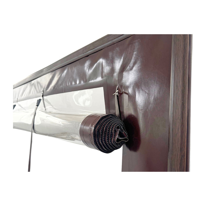 WINDPROOF CURTAIN 130X250CM BROWN ZAVESI