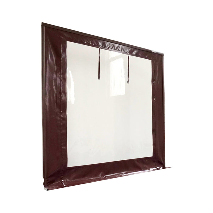 WINDPROOF CURTAIN 130X250CM BROWN ZAVESI