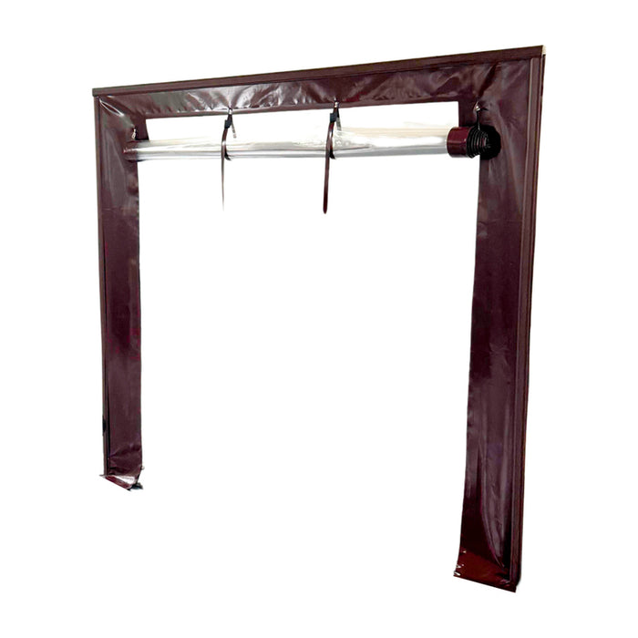 WINDPROOF CURTAIN 130X250CM BROWN ZAVESI