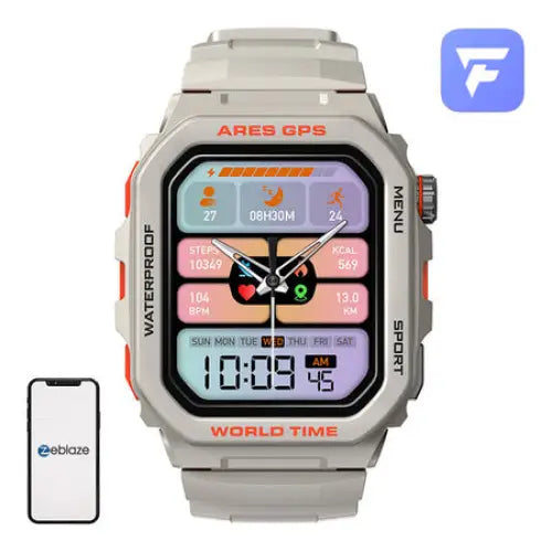 Zeblaze Ares GPS smartwatch (white) - Smartwatches<<<Smartwatches<<<InnproXML