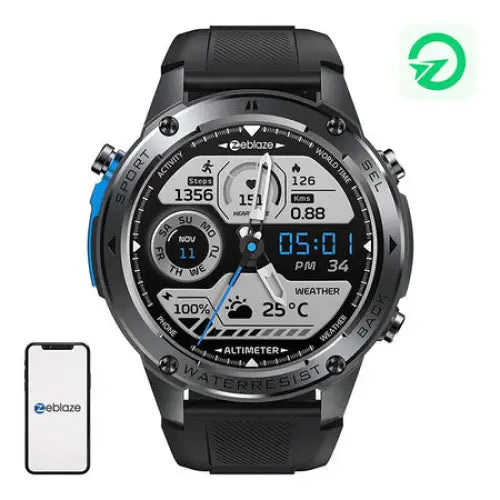 Zeblaze Stratos 2 Ultra Smartwatch (Black) - Smartwatches<<<Smartwatches<<<InnproXML
