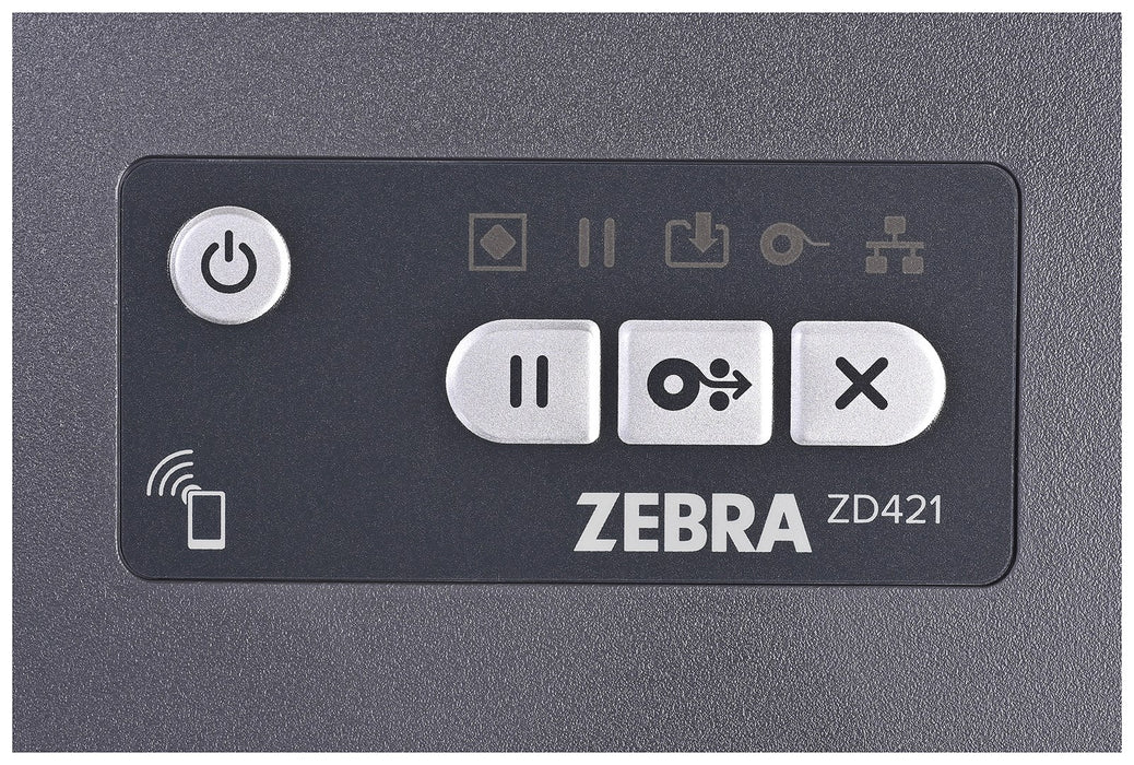 Zebra ZD421D label printer Direct thermal 300 x 300 DPI 102 mm/sec Wired & Wireless Ethernet LAN Bluetooth