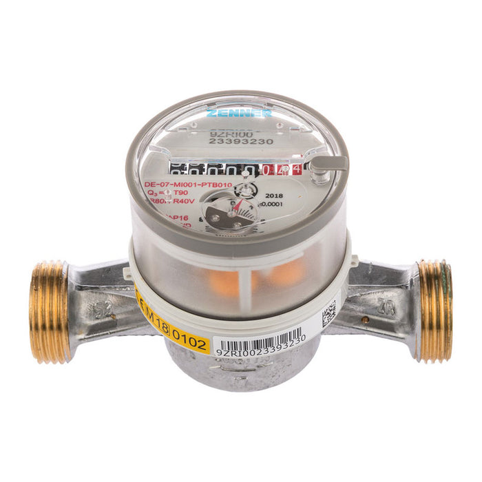 WATER METER ZENNER HOT WATER ZENNER 3/4" (20mm), 4m3