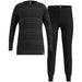 Zestaw bielizny dziecięcej Odlo Set long ACTIVE WARM ECO SET roz. 140cm Czarno-Szary - Thermoactive