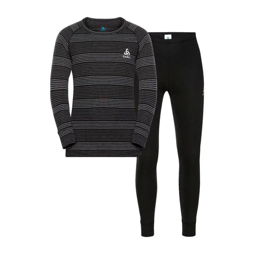 Zestaw bielizny dziecięcej Odlo Set long ACTIVE WARM ECO SET roz. 152cm Czarno-Szary - Thermoactive