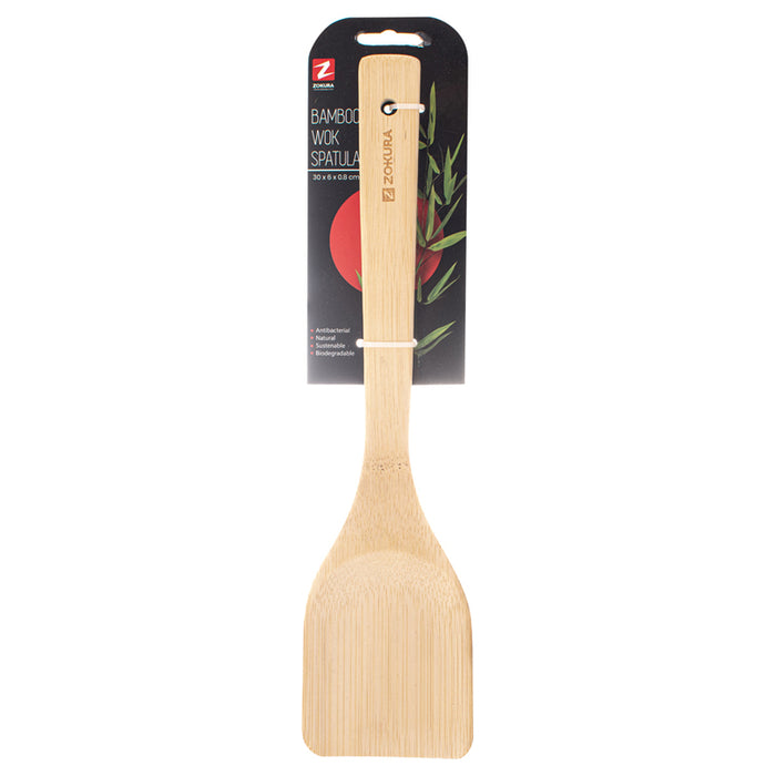 BAMBOO WOK SPATULA 33.5CM Z1165 ZOKURA
