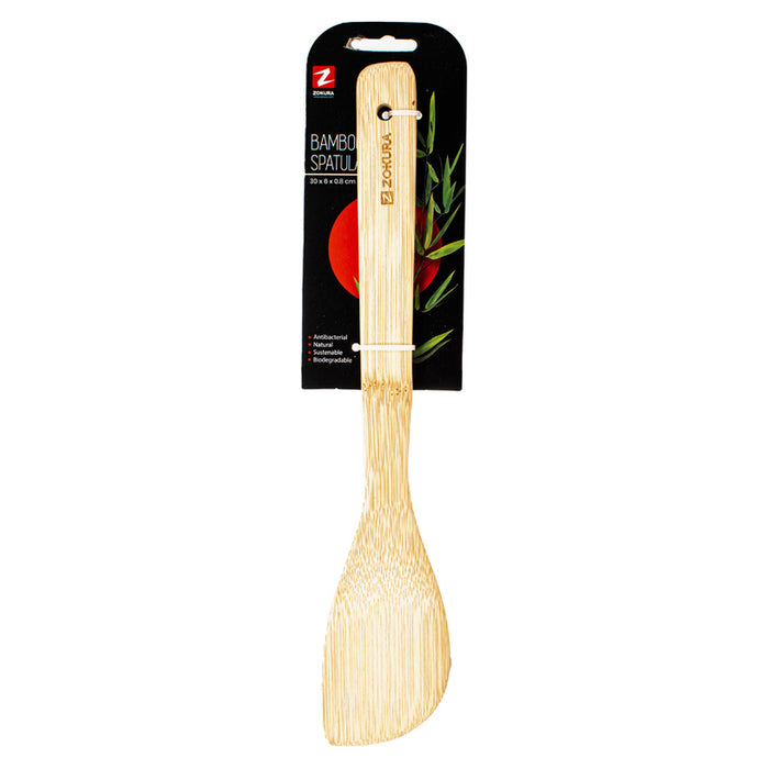SPATULA ROUNDED BAMBOO 30CM Z1158 ZOKURA
