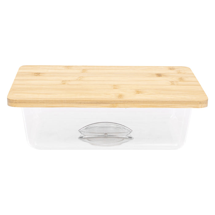 PLATE WITH PLASTIC LID 24X19CM Z1155 ZOKURA