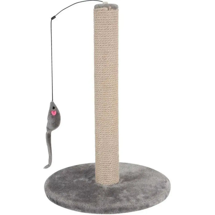 Zolux Cat scratching post with toy - grey - ScratchersDLK-DRA<<<For the catDLK<<<ActionPL