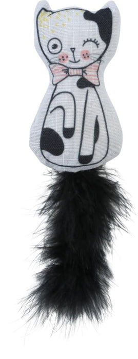 ZOLUX Chatouille Cat with feathers and catnip - cat toy - 13cm