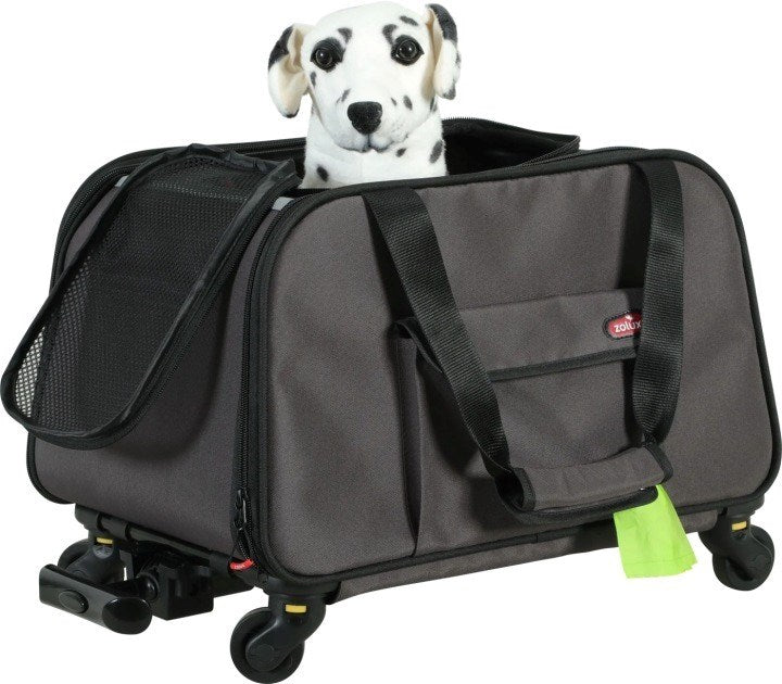 ZOLUX Nomad – wheeled pet carrier for dogs and cats – 47×32×27 cm