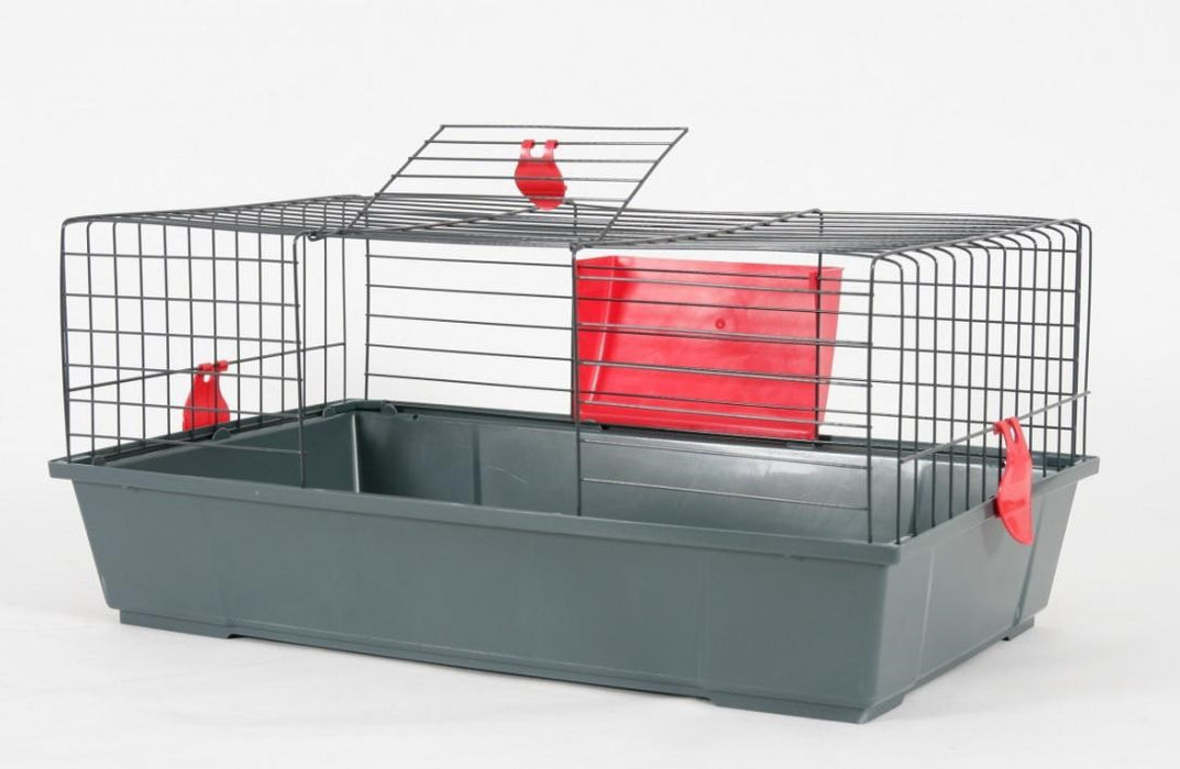 ZOLUX Classic 80 grey/red - cage for rodents