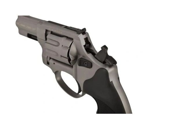 ZORAKI R1-K6L BAS alarm signal blank firing revolver, 2.5" barrel, .22 Long Blank caliber, titanium