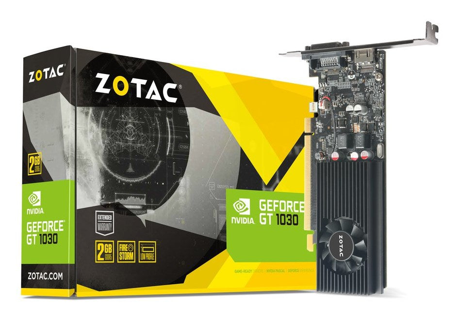 Video card ZOTAC GeForce GT 1030 2GB GDDR5 Low Profile