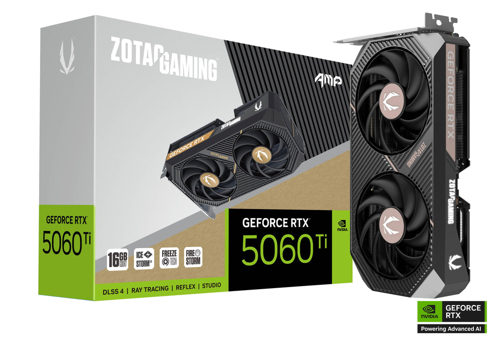 Video card ZOTAC GAMING RTX 5060 TI 16GB AMP GDDR7