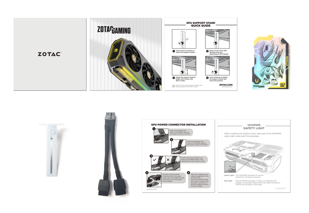 Video card ZOTAC GAMING RTX 5070 TI Solid Core OC White 16GB GDDR7