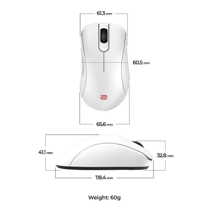 ZOWIE EC3-DW 4K Wireless Gaming Mouse, White