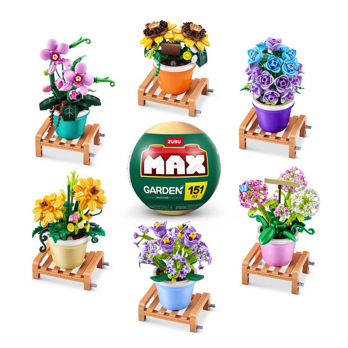 Конструктор Zuru MAX - Garden, цвете в саксия, асортимент