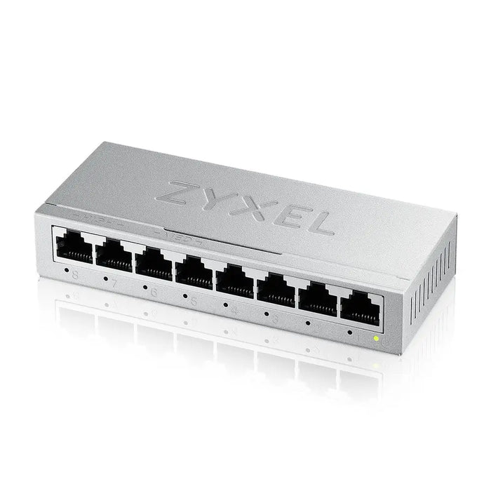 Zyxel GS-108B V5 8-Port MINI Desktop Gigabit Ethernet Switch - Unmanaged Switches<<<ZyXEL<<<ZyXEL<<<PolyComp