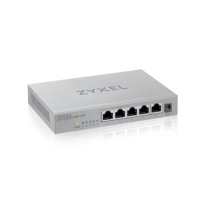 ZyXEL MG-105 5-port 2.5Gb switch unmanaged - Unmanaged Switches<<<ZyXEL<<<ZyXEL<<<PolyComp&&&Суичове - без